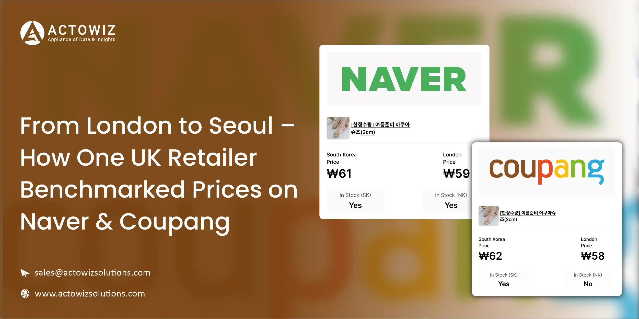 From London to Seoul – How One UK Retailer Benchmarked Prices on Naver & Coupang-01